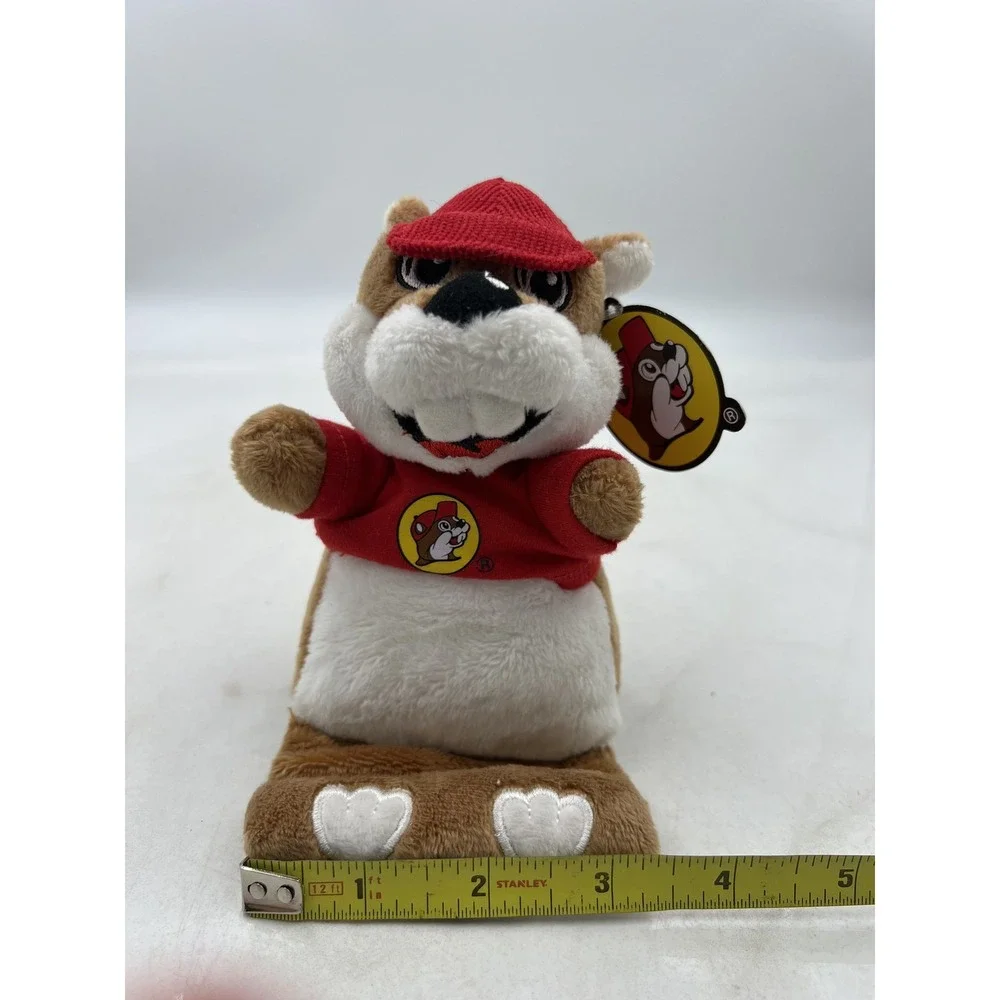Buc-ee's Beaver Plush Cell Phone Holder Stand Jaag Red Hat T-Shirt Texas Mascot